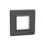 MLCP2M_AN | Cover Frame, Miluz Lara, 2 Module, Anthracite - Schneider Electric