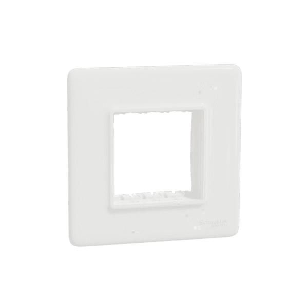 MLCP2M_WH | Cover Frame, Miluz Lara, 2 Module, White - Schneider Electric