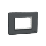 MLCP3M_AN | Cover Frame, Miluz Lara, 3 Module, Anthracite - Schneider Electric