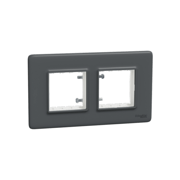 MLCP4M_AN | Cover Frame, Miluz Lara, 4 Module, Anthracite - Schneider Electric