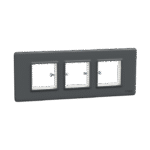 MLCP6M_AN | Cover Frame, Miluz Lara, 6 Module, Anthracite - Schneider Electric