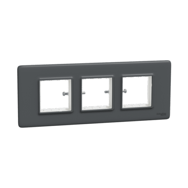 MLCP6M_AN | Cover Frame, Miluz Lara, 6 Module, Anthracite - Schneider Electric