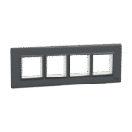 MLCP8MH_AN | Cover Frame, Miluz Lara, 8 Module, Anthracite - Schneider Electric