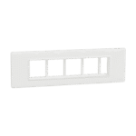 MLCP9M_WH | Cover Frame, Miluz Lara, 9 Module, White - Schneider Electric