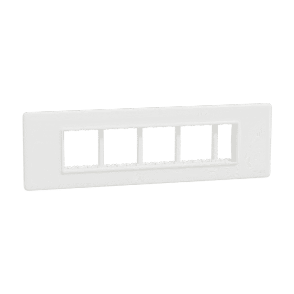 MLCP9M_WH | Cover Frame, Miluz Lara, 9 Module, White - Schneider Electric
