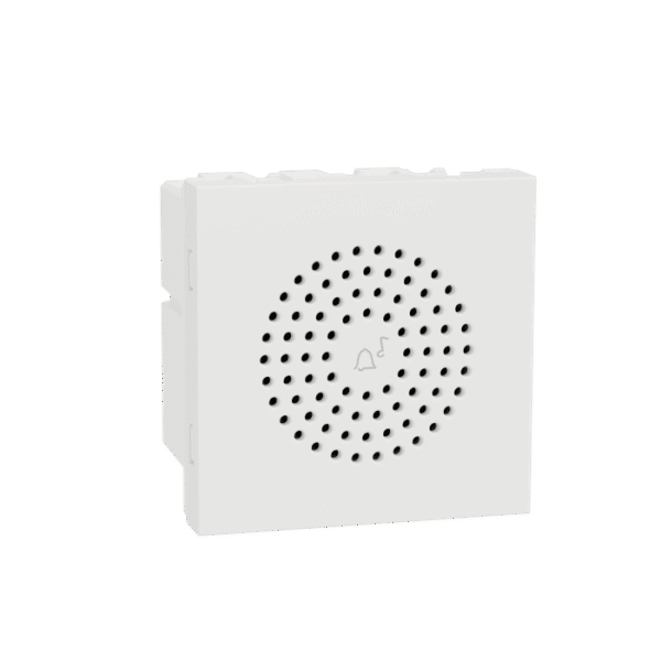 MLDRCHM2M_WH | Door Chime, Miluz Lara, 85Db, 2 Module, White - Schneider Electric