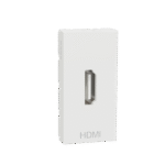 MLHDMI1M_WH | Hdmi Socket, Miluz Lara, Preterminated, 1 Module, White - Schneider Electric