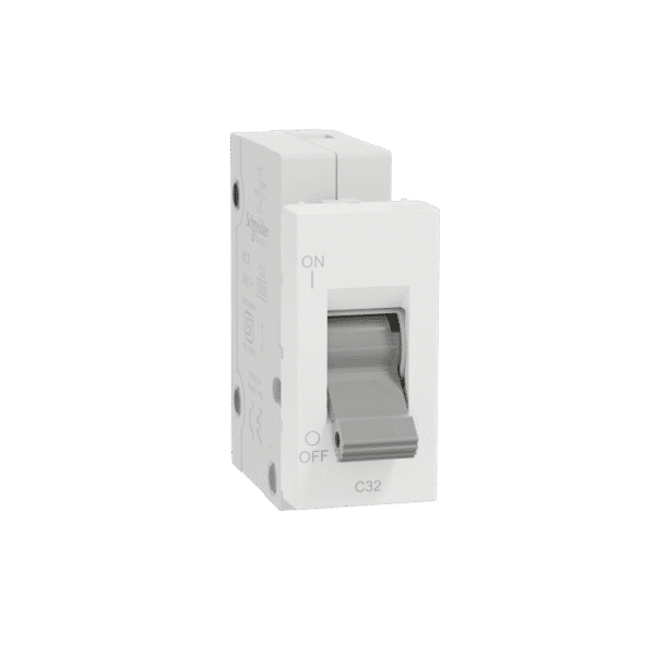 MLMM321P_WH | Miniature Circuit-Breaker, Miluz Lara, 32A, C-Curve, 1 Module, White - Schneider Electric