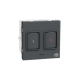 MLMOTSTR2M_AN | Motor Starter, Miluz Lara, 25A, 250V, Automatic, 2 Module, Anthracite - Schneider Electric