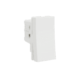MLSW101M1W_WH | Switch, Miluz Lara, 10A, 1 Way, 1 Module, White - Schneider Electric