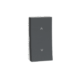 MLSW101M2W_AN | Switch, Miluz Lara, 10A, 2 Way, 1 Module, Anthracite - Schneider Electric