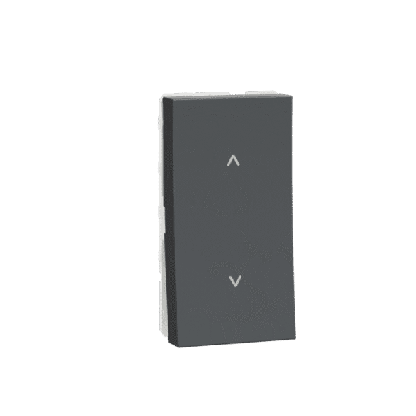 MLSW101M2W_AN | Switch, Miluz Lara, 10A, 2 Way, 1 Module, Anthracite - Schneider Electric
