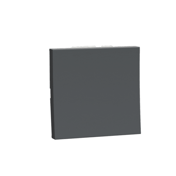 MLSW102M1W_AN | Switch, Miluz Lara, 10A, 1 Way, 2 Module, Anthracite - Schneider Electric