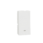 MLSWI101M1W_WH | Switch, Miluz Lara, 10A, 1 Way, Indicator, 1 Module, White - Schneider Electric