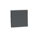 MLSWI102M1W_AN | Switch, Miluz Lara, 10A, 1 Way, Indicator, 2 Module, Anthracite - Schneider Electric