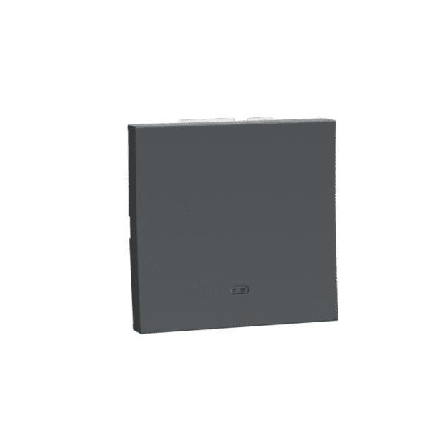MLSWI102M1W_AN | Switch, Miluz Lara, 10A, 1 Way, Indicator, 2 Module, Anthracite - Schneider Electric