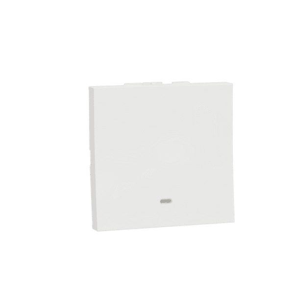 MLSWI102M1W_WH | Switch, Miluz Lara, 10A, 1 Way, Indicator, 2 Module, White - Schneider Electric