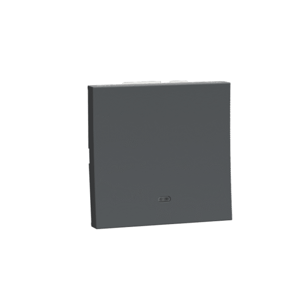 MLSWI162M1W_AN | Switch, Miluz Lara, 16A, 1 Way, Indicator, 2 Module, Anthracite - Schneider Electric