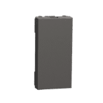 MZBLANK1M_WG | Blank Cover, Miluz Zeta, 1 Module, Warm Grey - Schneider Electric
