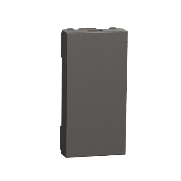 MZBLANK1M_WG | Blank Cover, Miluz Zeta, 1 Module, Warm Grey - Schneider Electric