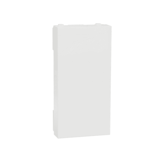 MZBLANK1M_WH | Blank Cover, Miluz Zeta, 1 Module, White - Schneider Electric