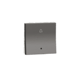 MZBPI2M_WG | Bell Press Switch, Miluz Zeta, 6A, Indicator, 2 Module, Warm Grey - Schneider Electric