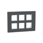 MZCP12M_AN | Cover Frame, Miluz Zeta, 12 Module, Anthracite - Schneider Electric