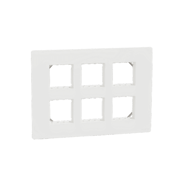 MZCP12M_WH | Cover Frame, Miluz Zeta, 12 Module, White - Schneider Electric