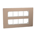 MZCP16M_BZ | Cover Frame, Miluz Zeta, 16 Module, Bronze - Schneider Electric
