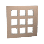 MZCP18M_BZ | Cover Frame, Miluz Zeta, 18 Module, Bronze - Schneider Electric