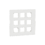 MZCP18M_WH | Cover Frame, Miluz Zeta, 18 Module, White - Schneider Electric
