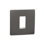 MZCP1M_WG | Cover Frame, Miluz Zeta, 1 Module, Warm Grey - Schneider Electric