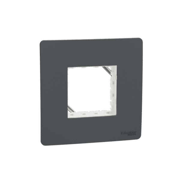 MZCP2M_AN | Cover Frame, Miluz Zeta, 2 Module, Anthracite - Schneider Electric