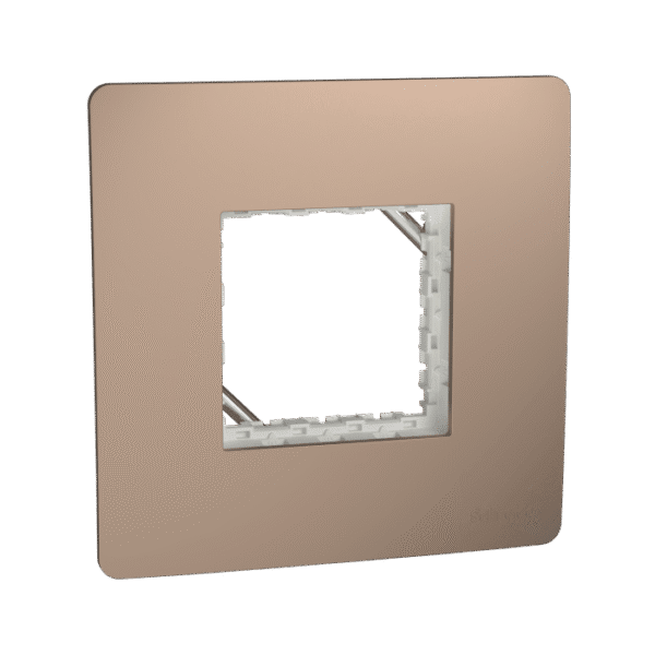 MZCP2M_BZ | Cover Frame, Miluz Zeta, 2 Module, Bronze - Schneider Electric