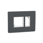 MZCP3M_AN | Cover Frame, Miluz Zeta, 3 Module, Anthracite - Schneider Electric