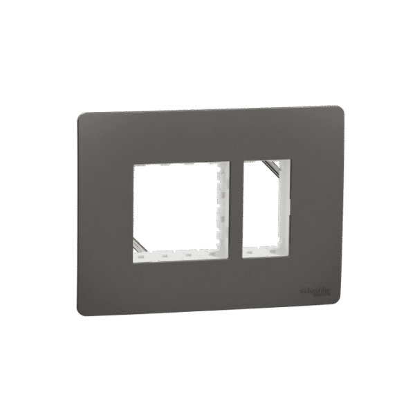 MZCP3M_WG | Cover Frame, Miluz Zeta, 3 Module, Warm Grey - Schneider Electric