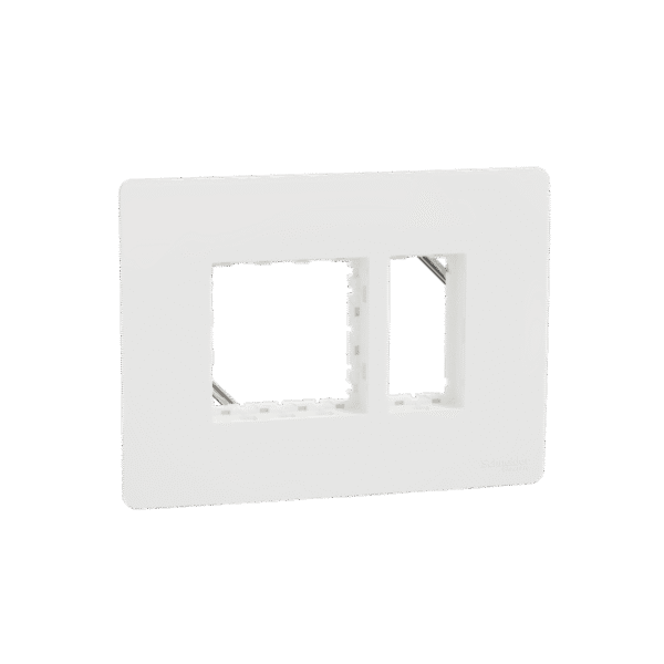 MZCP3M_WH | Cover Frame, Miluz Zeta, 3 Module, White - Schneider Electric
