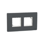 MZCP4M_AN | Cover Frame, Miluz Zeta, 4 Module, Anthracite - Schneider Electric