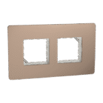 MZCP4M_BZ | Cover Frame, Miluz Zeta, 4 Module, Bronze - Schneider Electric