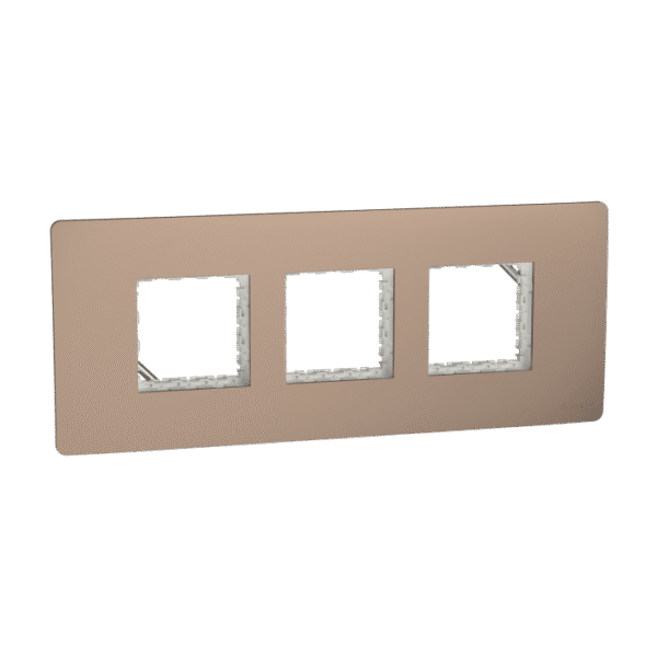 MZCP6M_BZ | Cover Frame, Miluz Zeta, 6 Module, Bronze - Schneider Electric