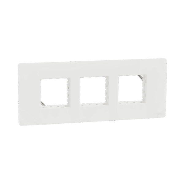 MZCP6M_WH | Cover Frame, Miluz Zeta, 6 Module, White - Schneider Electric