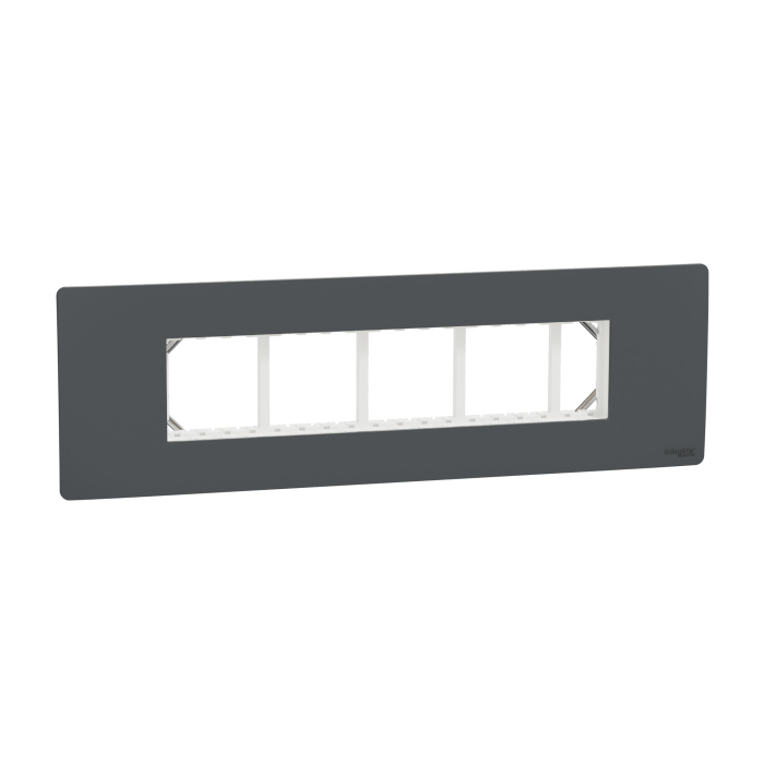 mzcp9m_an_200s0000_5-1.png MZCP9M_AN | Cover Frame, Miluz Zeta, 9 Module, Anthracite - Schneider Electric - Image 1