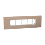 MZCP9M_BZ | Cover Frame, Miluz Zeta, 9 Module, Bronze - Schneider Electric