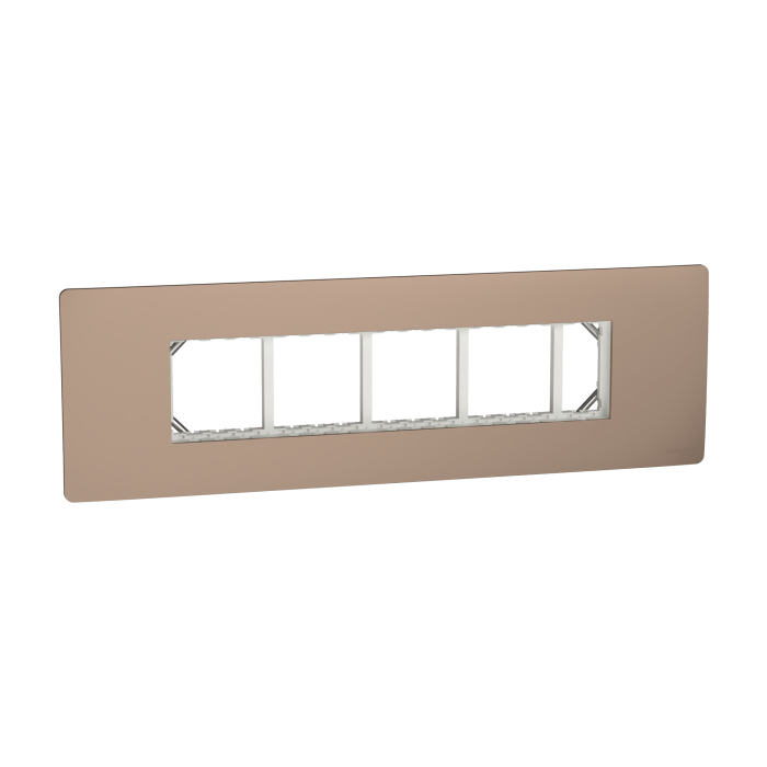 mzcp9m_bz_200s0000_5.png MZCP9M_BZ | Cover Frame, Miluz Zeta, 9 Module, Bronze - Schneider Electric - Image 1