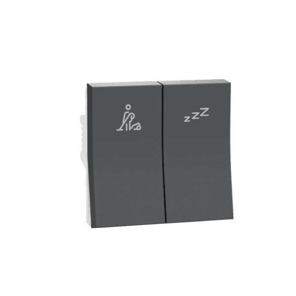 MZDMSW2M_AN | Switch, Miluz Zeta, Dnd And Mmr, 2 Module, Anthracite - Schneider Electric