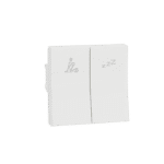 MZDMSW2M_WH | Switch, Miluz Zeta, Dnd And Mmr, 2 Module, White - Schneider Electric