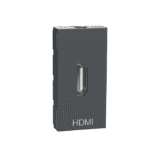 MZHDMI1M_AN | Hdmi Socket, Miluz Zeta, 1 Module, Preterminated, Anthracite - Schneider Electric