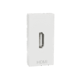 MZHDMI1M_WH | Hdmi Socket, Miluz Zeta, 1 Module, Preterminated, White - Schneider Electric