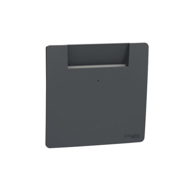 MZKECRDSW2M_AN | Hotel Card Switch, Miluz Zeta, 16A, 2 Module, Anthracite - Schneider Electric
