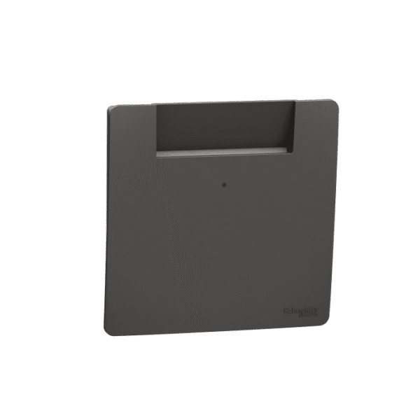 MZKECRDSW2M_WG | Hotel Card Switch, Miluz Zeta, 16A, 2 Module, Warm Grey - Schneider Electric
